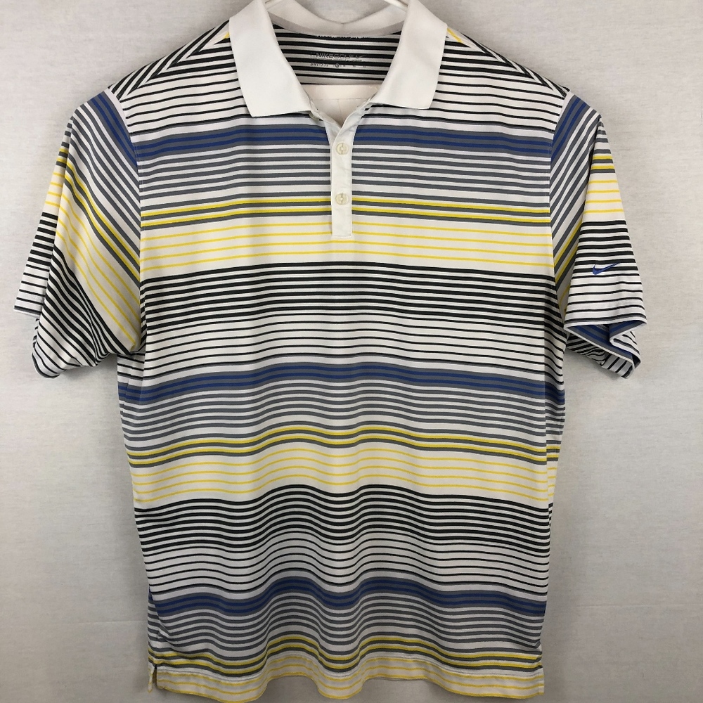 Nike Golf | Men's Striped Athletic Golf Polo -XL